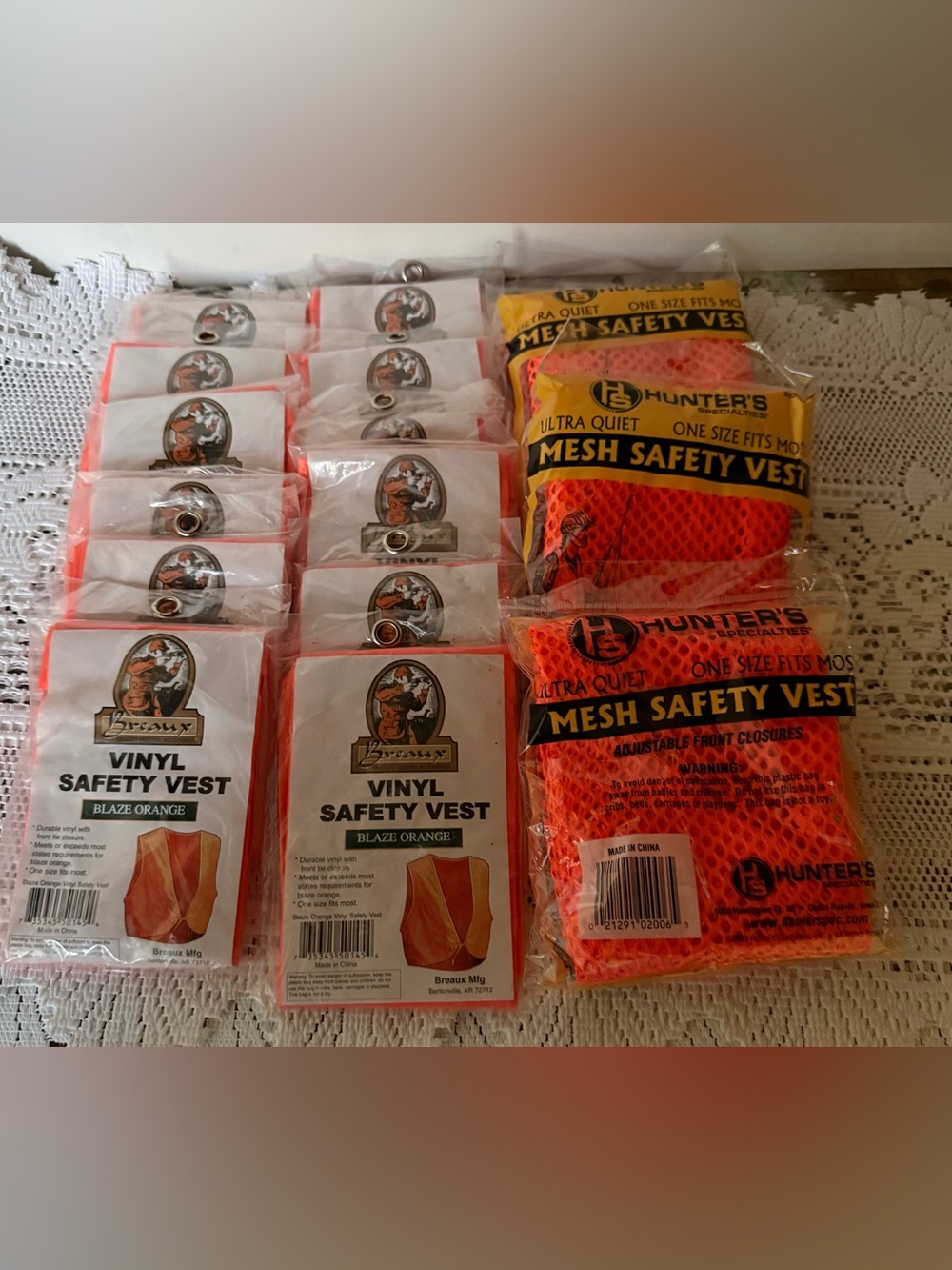 Orange Hunter safety vest bundle